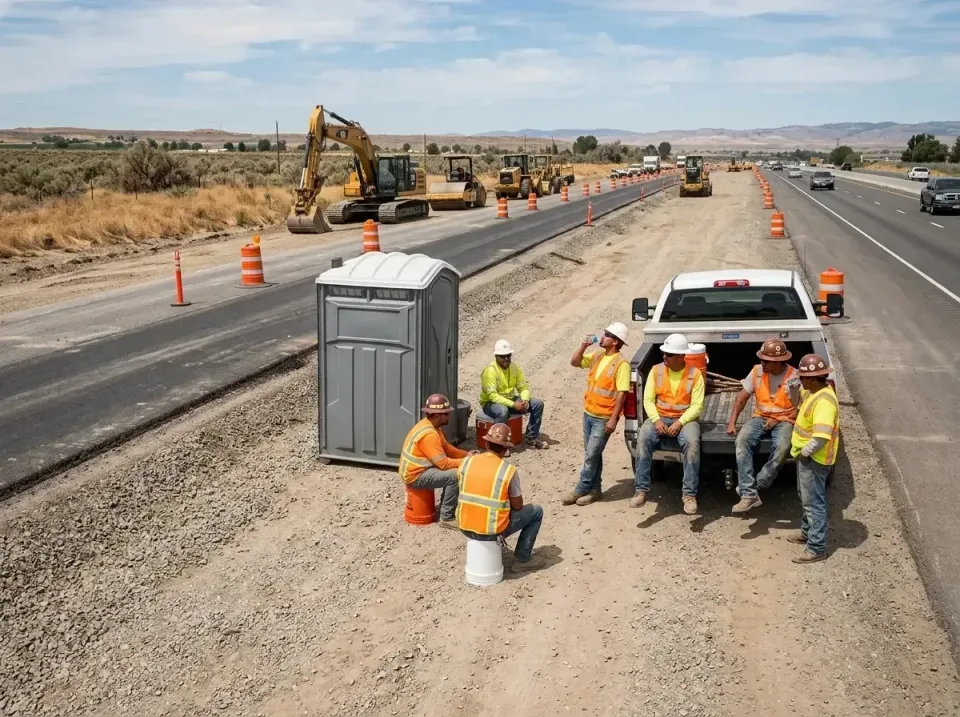 highway-road-construction-crew-007 — frequently asked questions, Porta Potty and Restroom Rentals in McMinnville, OR